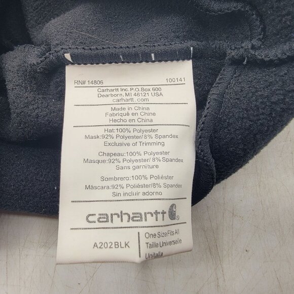 Carhartt Fleece 2 In 1 Beanie Hat Cap Winter Warm Casual Outdoors Camping - Picture 6 of 9